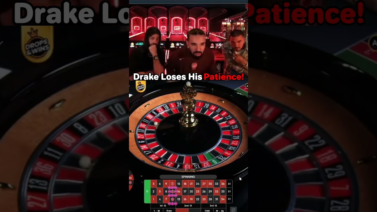 Drake Hits A Massive Win On 1 Spin Of Roulette! #drake #roulette