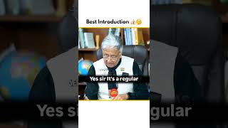best Introduction 👍🏻 | Upsc Interview #motivation