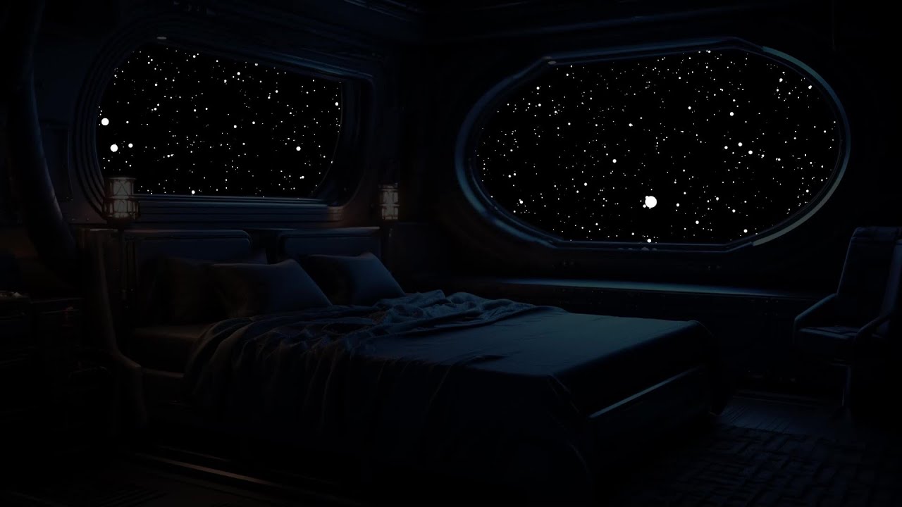 Drift Into Deep Sleep With Relaxing Spaceship Ambience And White Noise ...