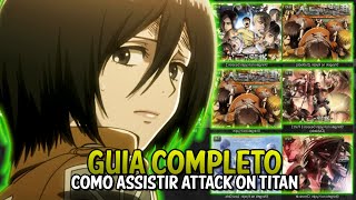 SAIU A ORDEM CERTA PARA ASSISTIR SHINGEKI NO KYOJIN ATUALIZADO