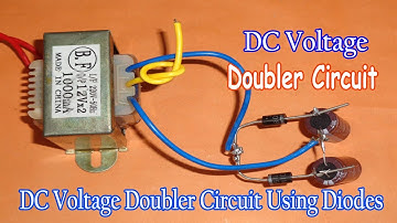 DC Voltage Doubler Circuit - DC Voltage Doubler Circuit Using Diodes