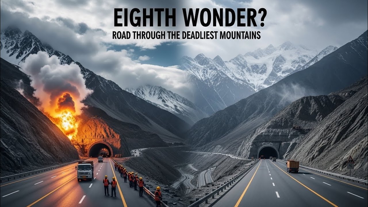 Construction of Karakoram Highway between Pakistan and China |Eighth Wonder of the World Documentary