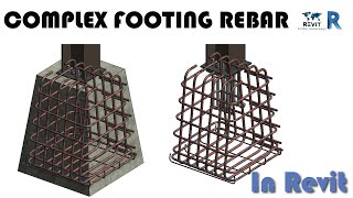 Complex Reinforcement Footing Rebar in Revit | Revit Structure