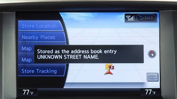 2014 Infiniti QX80 -  Map Button (if so equipped)