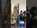 Woman surprise that military man is home  #Shorts