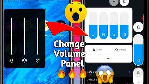 How to change volume panel on any Android 5 upto 11 Device #Like_Android_pie #New_volume_panel #MIUI