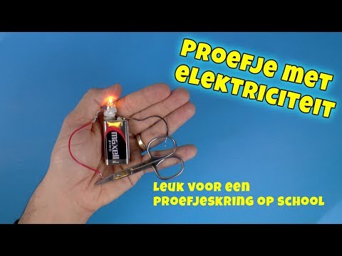 Proefje met elektriciteit. Maak je eigen tester.