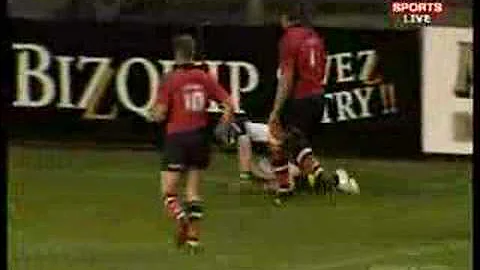 Heaslip scores against Munster