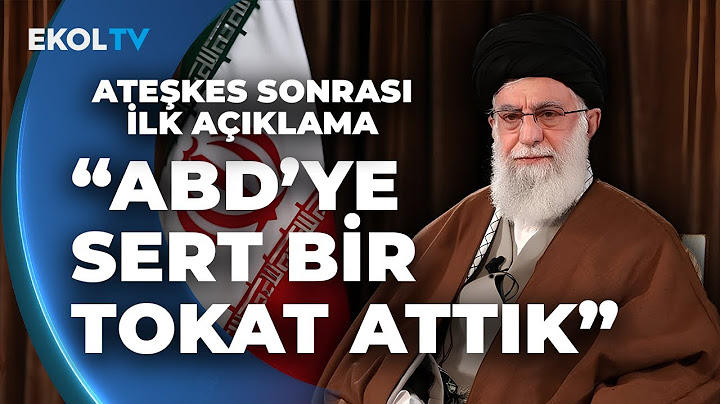 Hamaney'den ABD'ye Sert Sözler! Ateşkes Sonrası İlk Kez Konuştu! ‘Hiçbir Şey Kazanamadılar’”