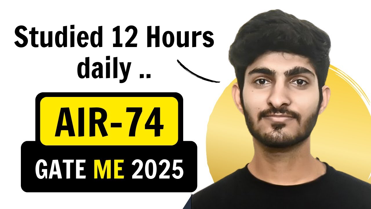 GATE 2025 Mechanical Topper shares Useful Strategy & Tips | Exergic FULL Video Course Student