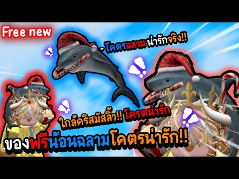 สอนวิธีรับน้องโคตรฉลาม(Festive Shark Hat)ไอเทมฟรีมาใหม่ Roblox ต้องรีบรับบ!!! #roblox