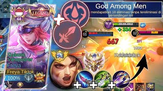 18 Kills Without Dying?! AGGRESSIVE FREYA VS. EXP LANE MASHA!! SOLO GAMEPLAY IN IMMORTAL - MLBB