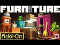 Addon Furniture MCPE/Bedrock 1.26.20 Terbaik! | Furniture | GRATIS! No Password!