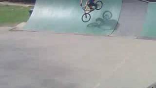 360 fai on bmx fun box