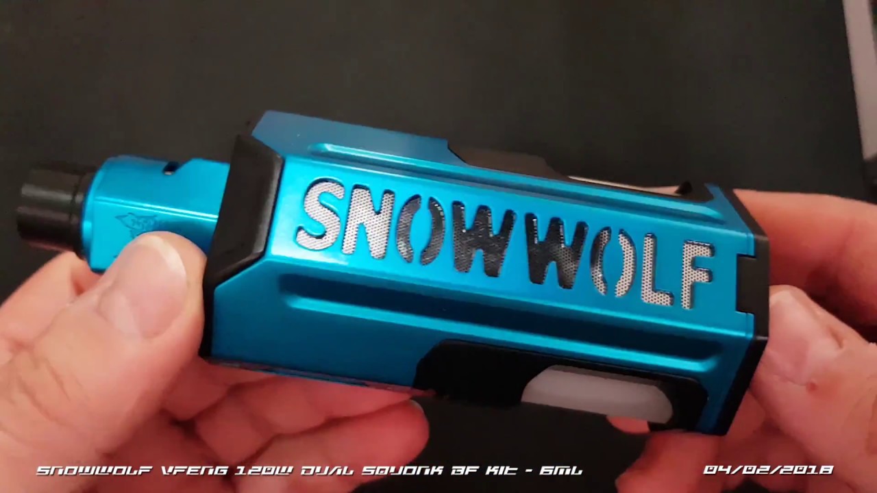 SnowWolf Vfeng 120W Dual Squonk BF Kit 6ml (Solo Macro, próx revision completa)