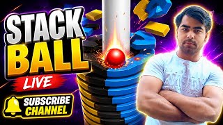 stackball 🔴 live hindi #stackball #games #gaming #gameplay screenshot 2