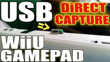 (Tutorial) Direct Capture WiiU Gamepad!!!