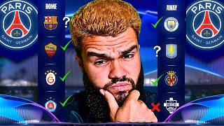 PSG UCL SCHEDULE REACTION + PREDICTIONS! 🔥