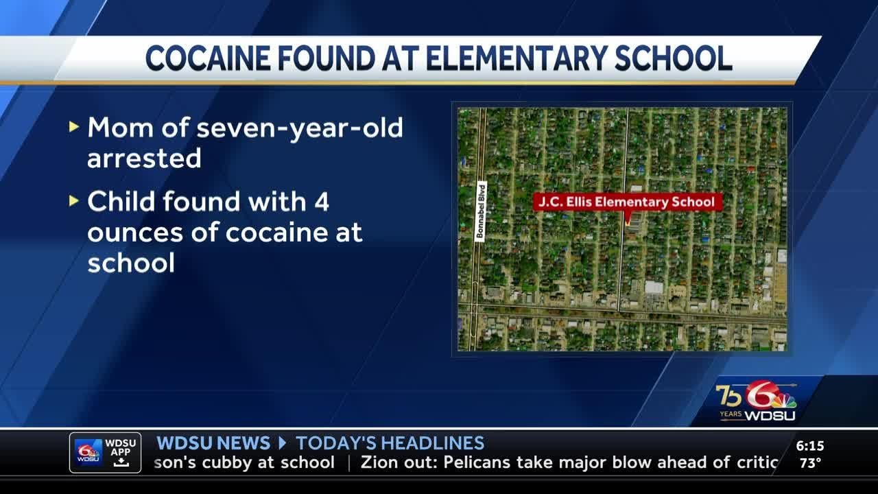 Mother arrested after cocaine found in Metairie child's school cubby ...