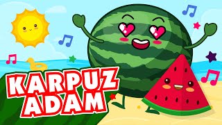 Karpuz Adam Şip Şap Şop | Eğlenceli Bebek ve Çocuk Şarkıları | Tatlış Tavşan Resimi