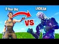 So a 9 Year Old Challenged me to a 1v1 In Fortnite...