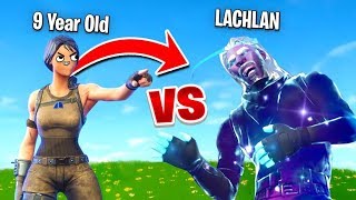 So a 9 Year Old Challenged me to a 1v1 In Fortnite...