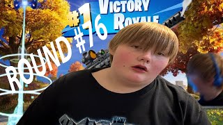 Playing Fortnite until I get a win