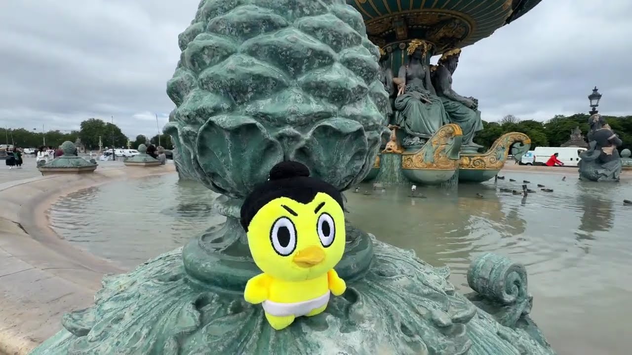 若元春が行った？『プラダを着た悪魔』ロケ地 コンコルド広場の噴水