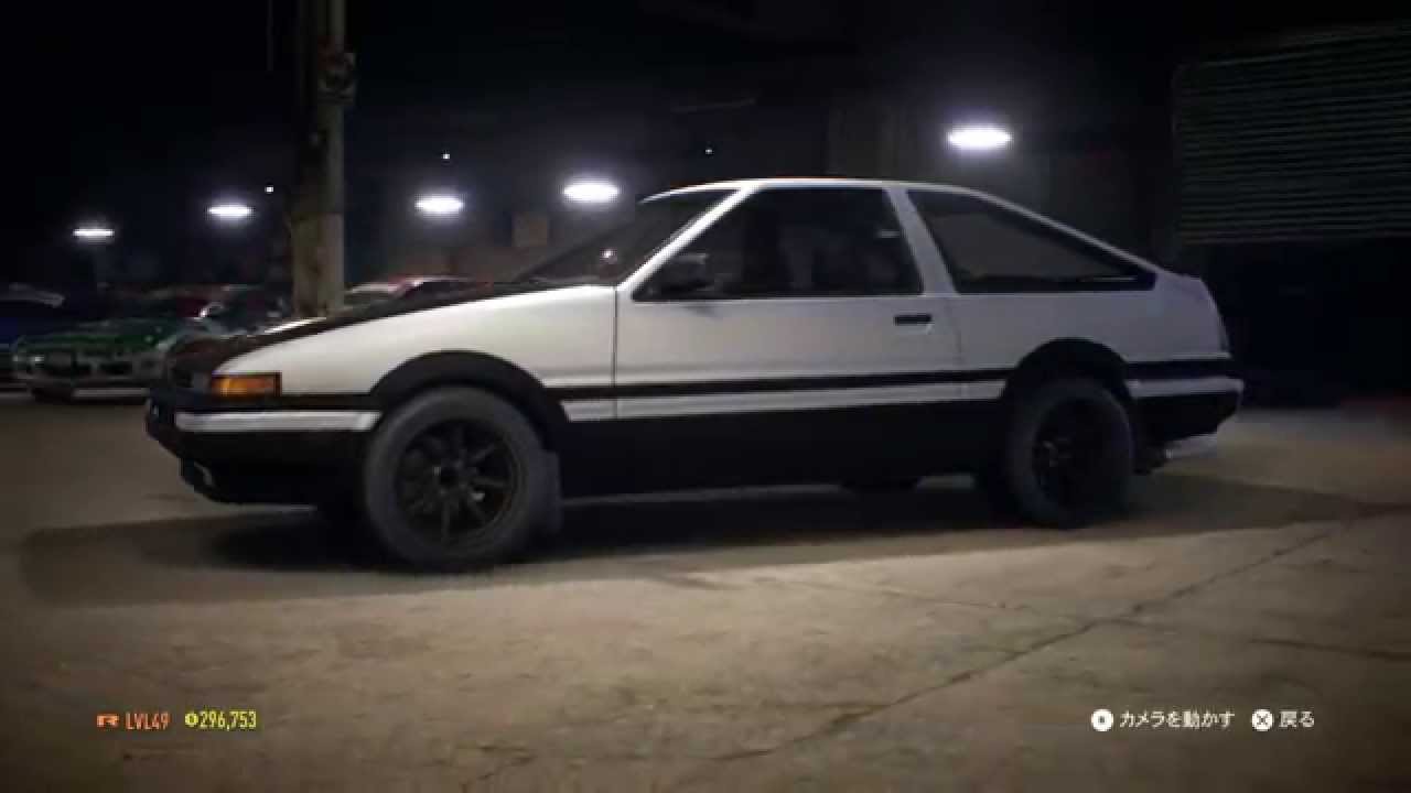 Nfs 15 頭文字dの藤原拓海ae86トレノを再現してみた Youtube Nfs 15 頭文字dの藤原拓海ae86トレノを再現してみた Youtube