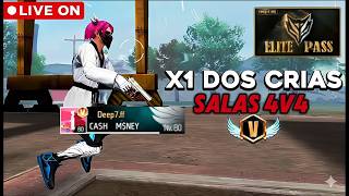 🔥 LIVE FF 🔥 FREE FIRE AO VIVO 🔥 4X4 + 6X6 COM INSCRITOS 🔥 SALA PERSONALIZADA 🔥