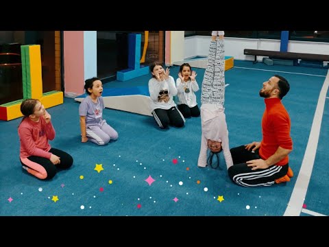 EĞLENCELİ BİR ANTRENMAN ! Cimnastik Hareketleri - Jimnastik Videoları ?