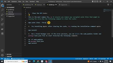 npm ERR! **Unexpected end of JSON input while parsing near 
