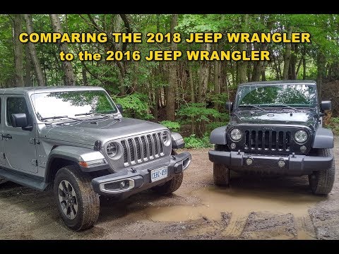 2018 Jeep Wrangler JL vs Jeep Wrangler JK - Official Comparison