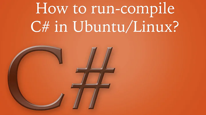 How to run/compile C# application in Ubuntu/Linux?