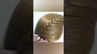 #hairstyletutorial #new& Beautiful front hairstyle for long hair #frenchbraid hairstyle #youtuber