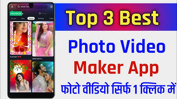 Top 3 Best Status Video maker app !! Top 3 Best Photo Video Maker App