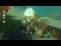 Cool fight with a gold lynel