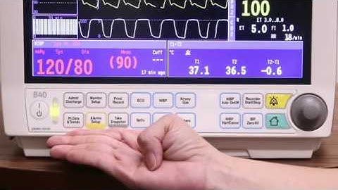 B40 patient monitor training video