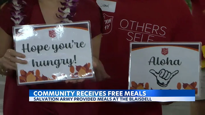 More than 2,000 served at Salvation Army’s Thanksgiving Dinner at Blaisdell