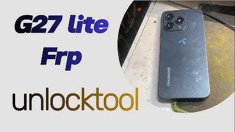 Symphony G27 lite Frp Unlocktool