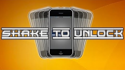 ShakeToUnlock for iOS 5 - (Cydia Tweak) Shake Device to Unlock!