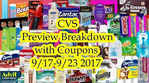 CVS Preview Breakdown with Coupons 9/17-9/23 2017
