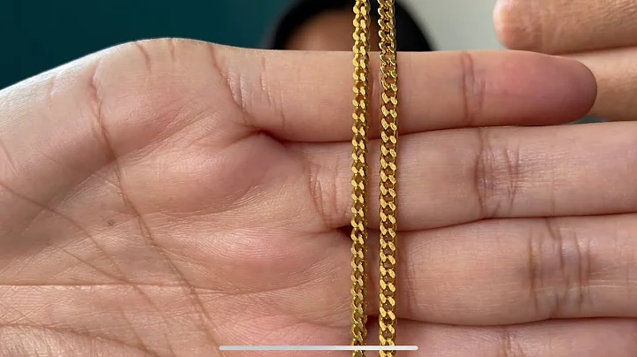 Elegant and Timeless: Mene 24k Gold Narrow Flat Curb Chain Review