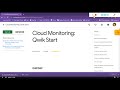 Cloud Monitoring: Qwik Start | [GSP089]