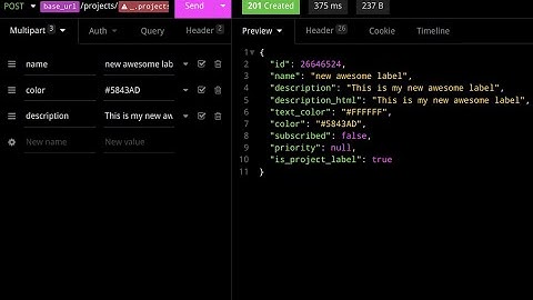 UX Showcase - Use the GitLab API with Insomnia