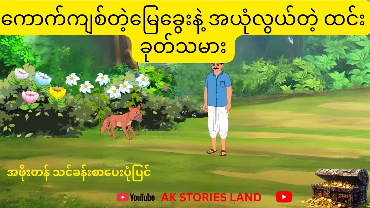 ထင်းခုတ်သမားလေး၏ ဘဝကို ပြောင်းလဲပေးလိုက်သည့် ထူးဆန်းသောဖြစ်ရပ် #myanmarfairytales