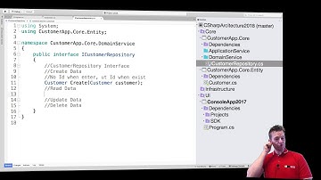 C# Clean Architecture and more with NET Core 2018 | S2P8 | Create CustomerRepository Interface
