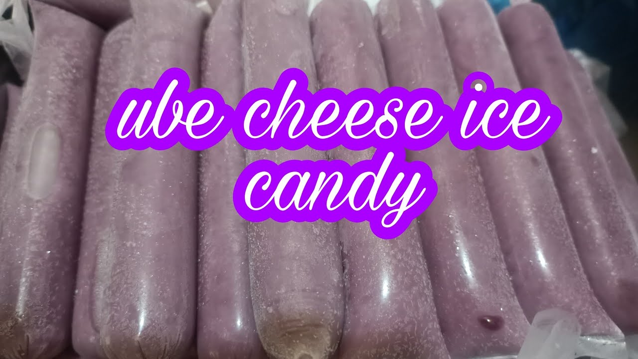 ube cheese ice candy // Lhiza Florendo YouTube