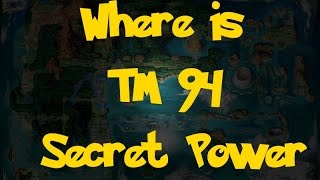 Where Is: TM 94 - Secret Power (Pokemon Alpha Sapphire/Omega Ruby)