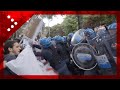 Salvini a Bologna, violenti scontri tra polizia e studenti